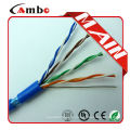 1000 футов CMP сплошной синий 24awg cat5e ftp кабель FTP 4x2x24AWG